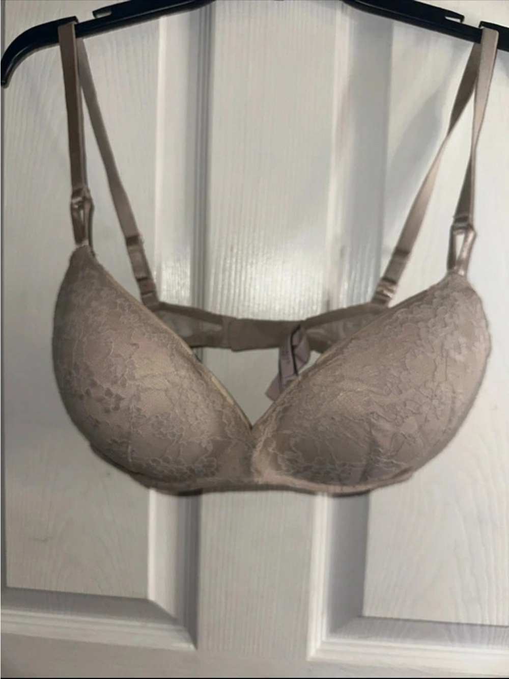 Victoria's Secret Lace Push-Up Bra - Beige